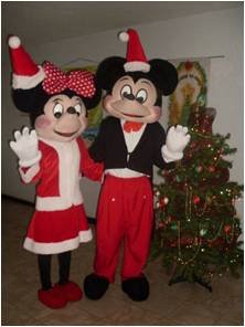 mickey - minie navideños