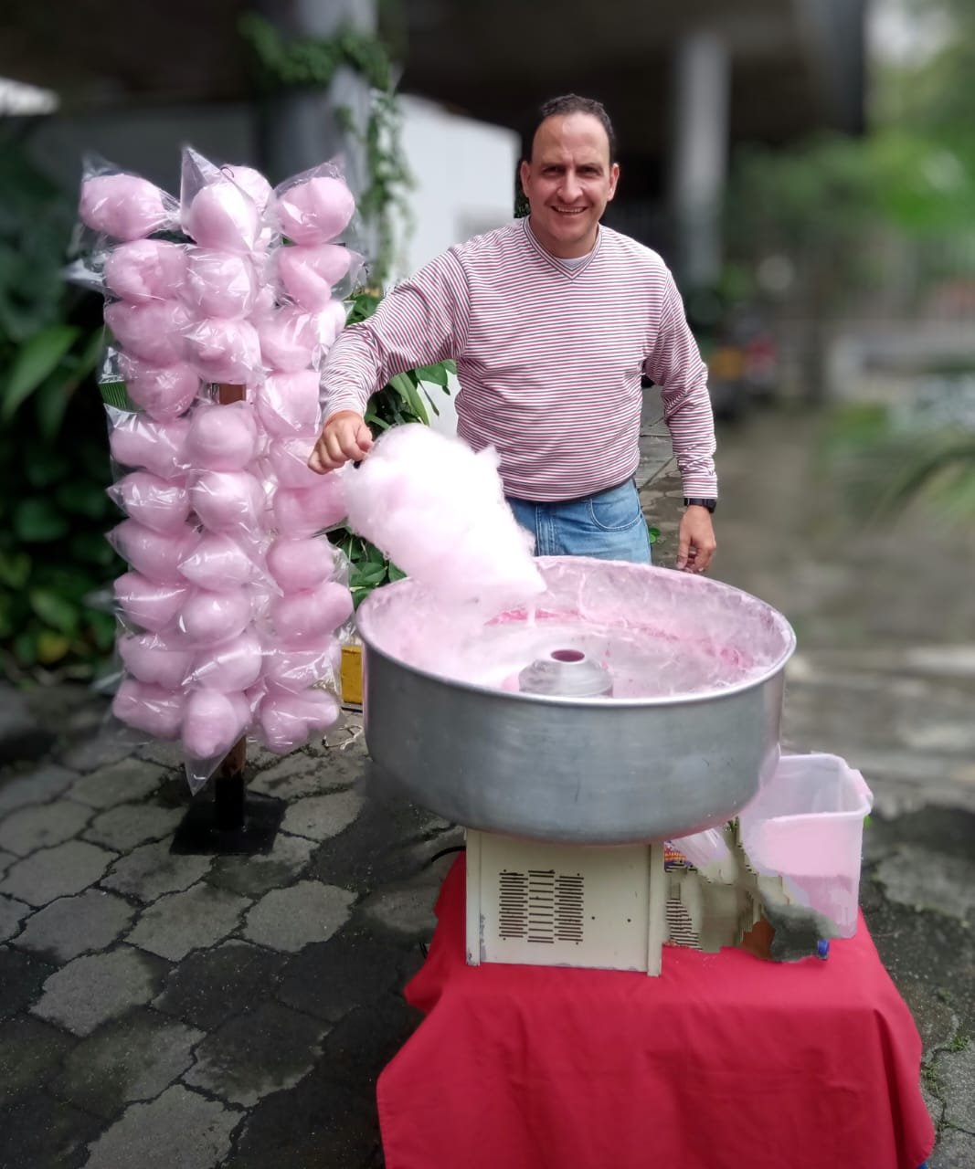 Algodón dulce para eventos en Cali