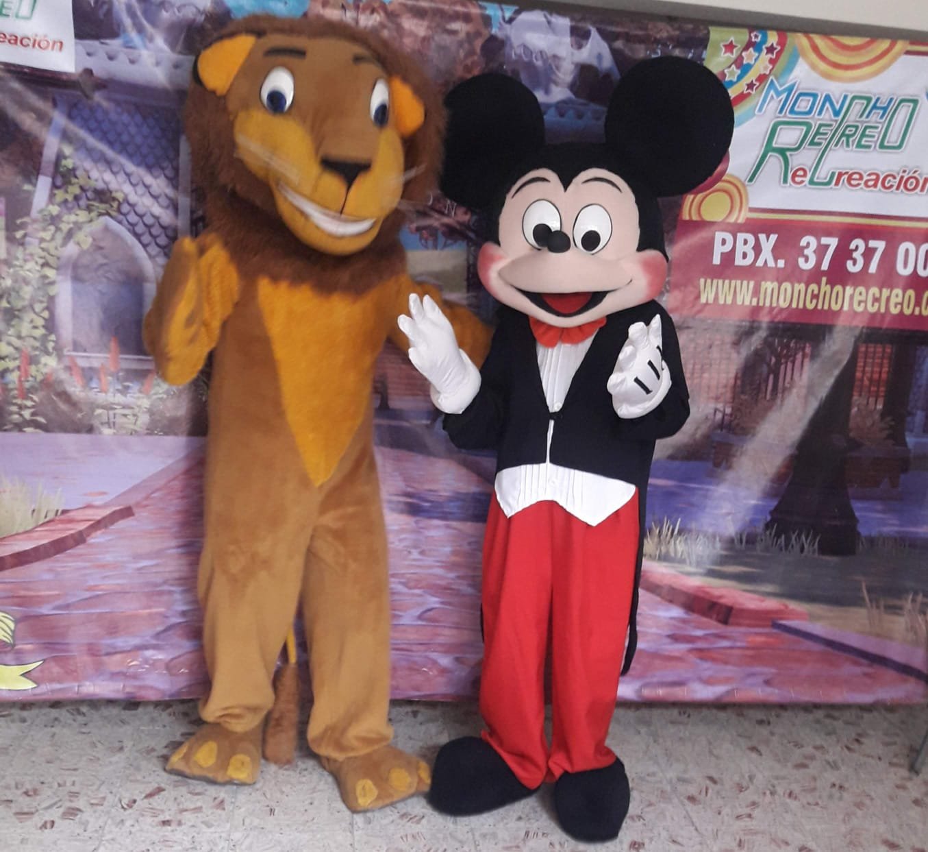 Personajes infantiles para celebraciones