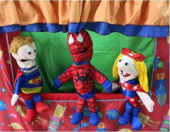 Títeres de superhéroes